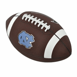 Football with UNC logo